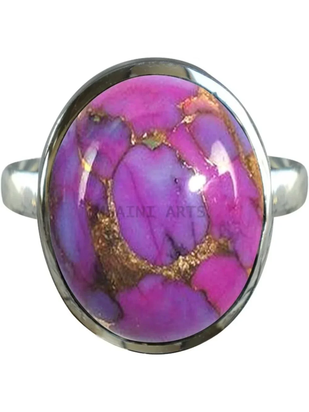 Unique Handcrafted Solid 925 Sterling Silver Amethyst Ring for Women & Men, Size